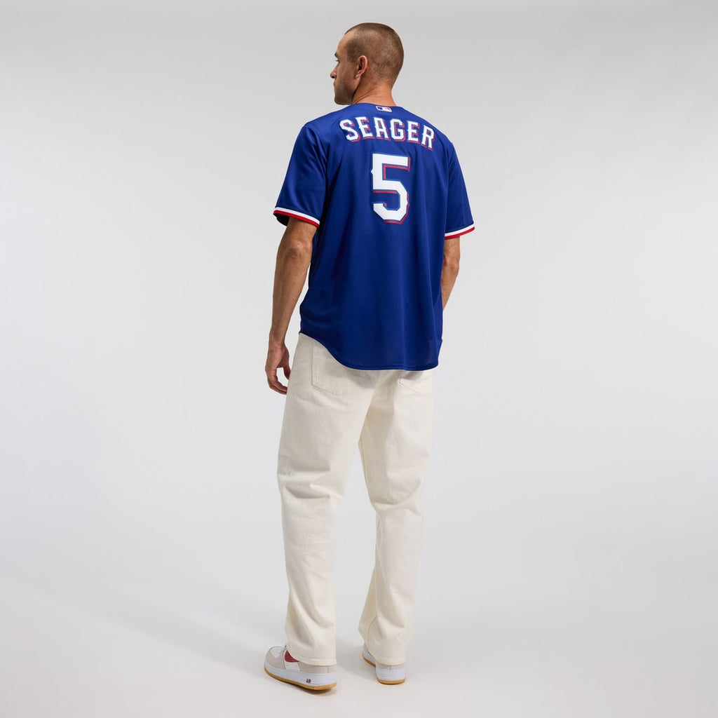 Men's Texas Rangers Corey Seager Gray Road Replica MLB Baseball Jersey - view 12