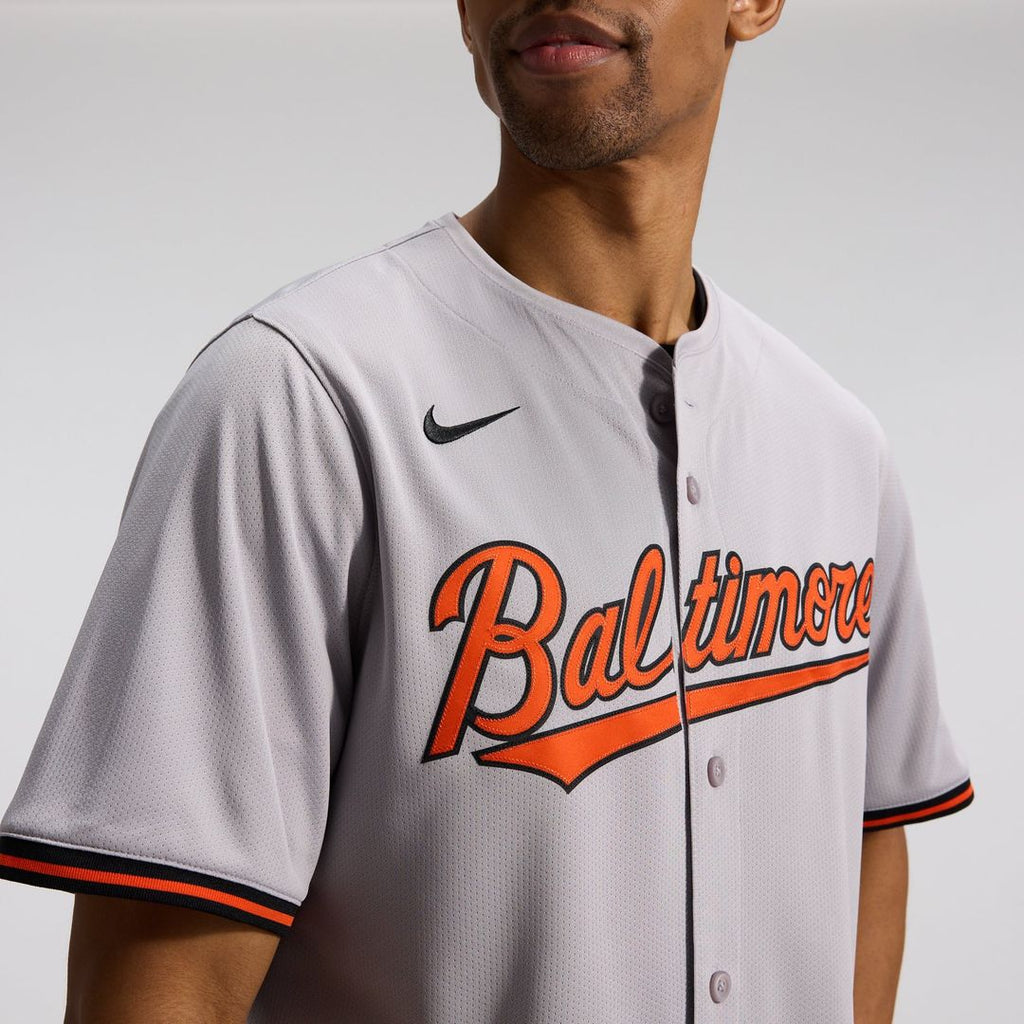 Men's Baltimore Orioles Gray Road Limited MLB Baseball Jersey - view 10