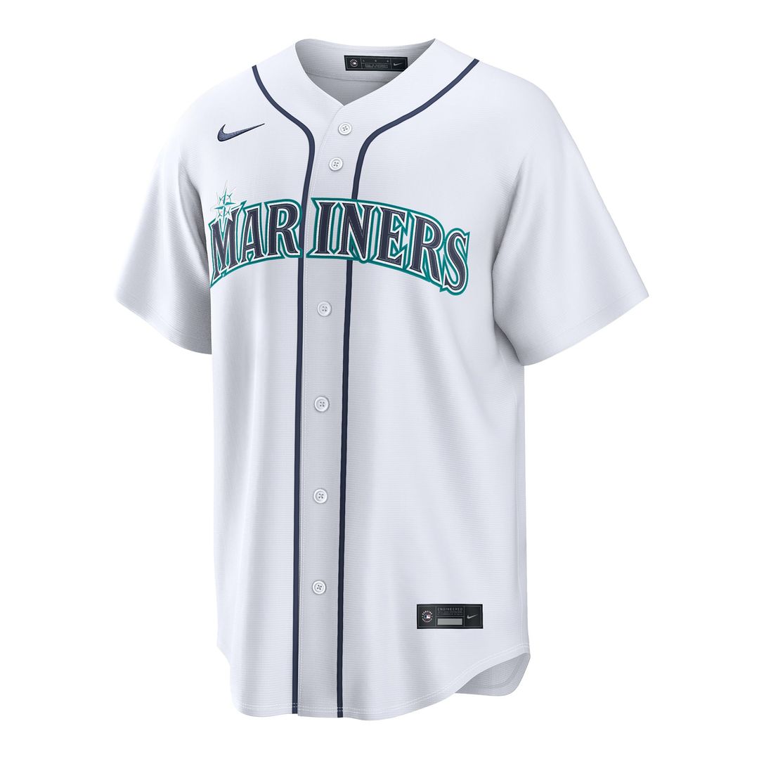 Men's Seattle Mariners Victor Robles White Home Replica MLB Baseball Jersey - view 2