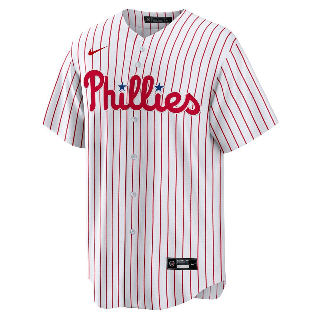 Men's Philadelphia Phillies Trea Turner White Home Replica MLB Baseball Jersey - view 2