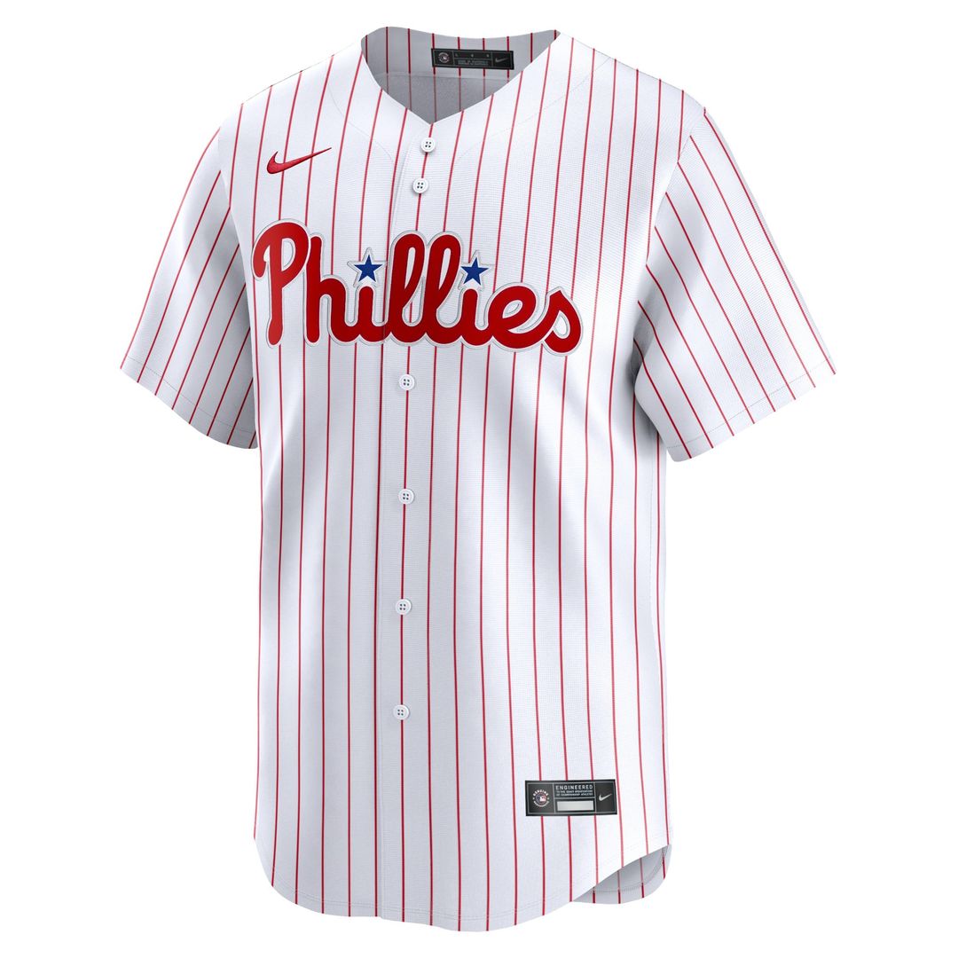 Men's Philadelphia Phillies Trea Turner White Home Limited MLB Baseball Jersey - view 2