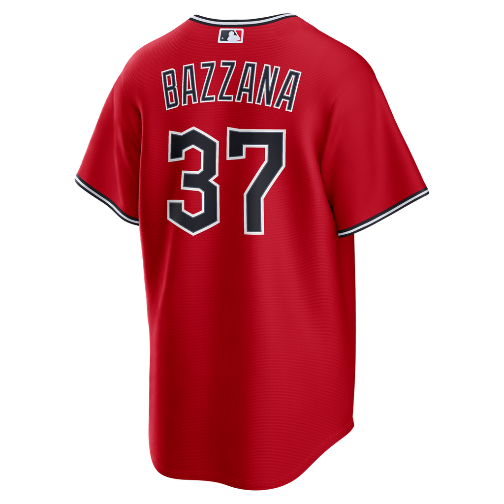 Men's Cleveland Guardians Travis Bazzana Red Alternate Replica MLB Baseball Jersey - view 3