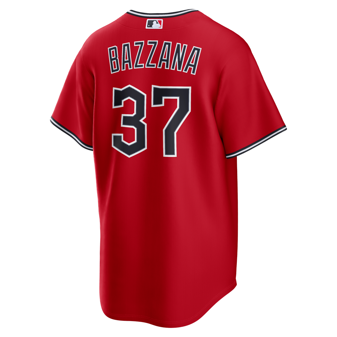 Men's Cleveland Guardians Travis Bazzana Red Alternate Replica MLB Baseball Jersey - view 3