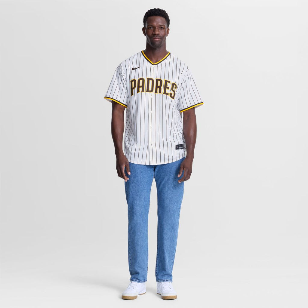 Men's San Diego Padres Xander Bogaerts White Home Replica MLB Baseball Jersey - view 4