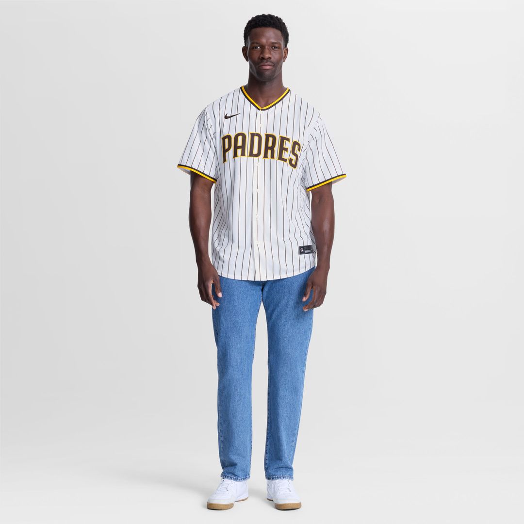 Men's San Diego Padres Xander Bogaerts White Home Replica MLB Baseball Jersey - view 4