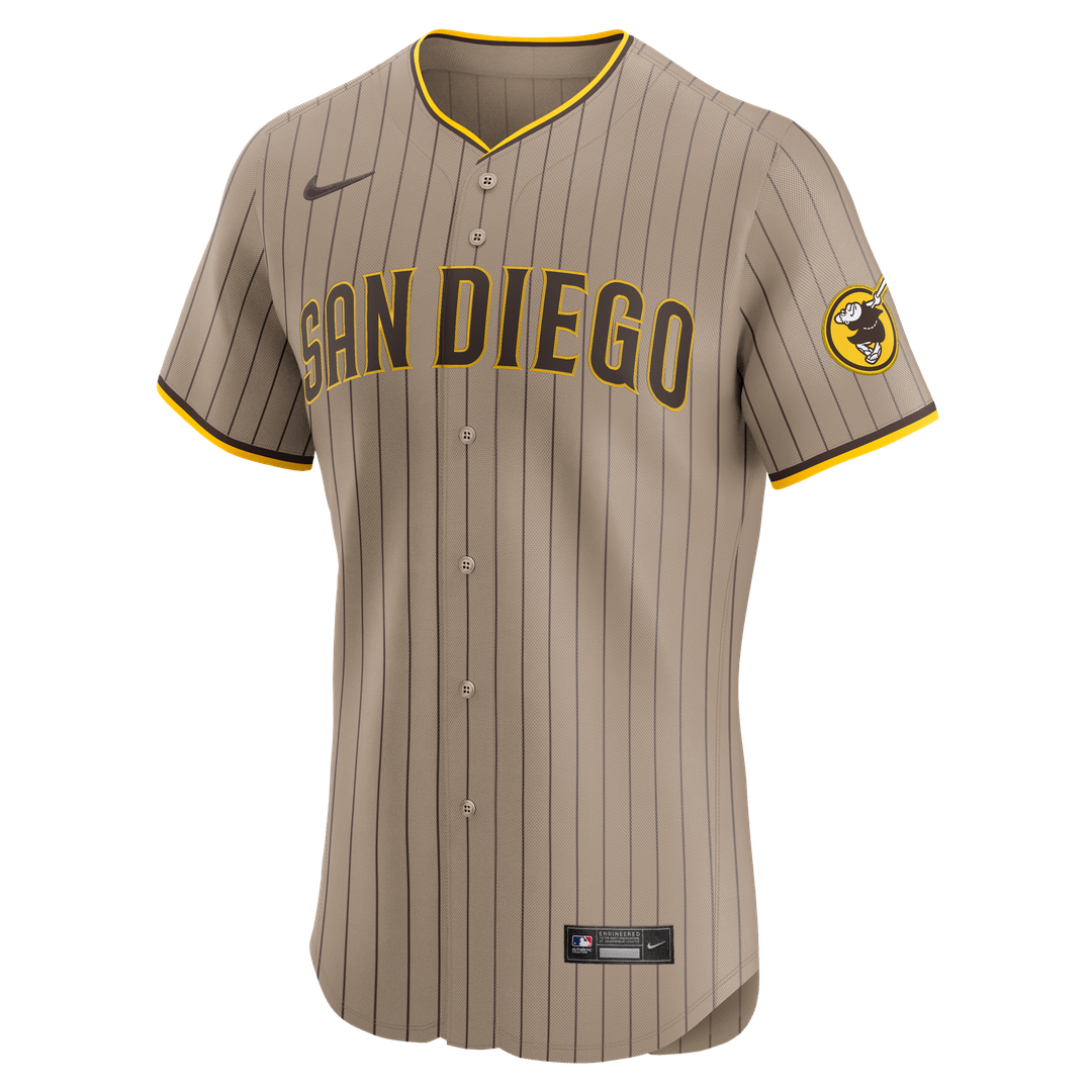 Men's San Diego Padres Fernando Tatis Jr. White Home Elite MLB Baseball Jersey - view 8