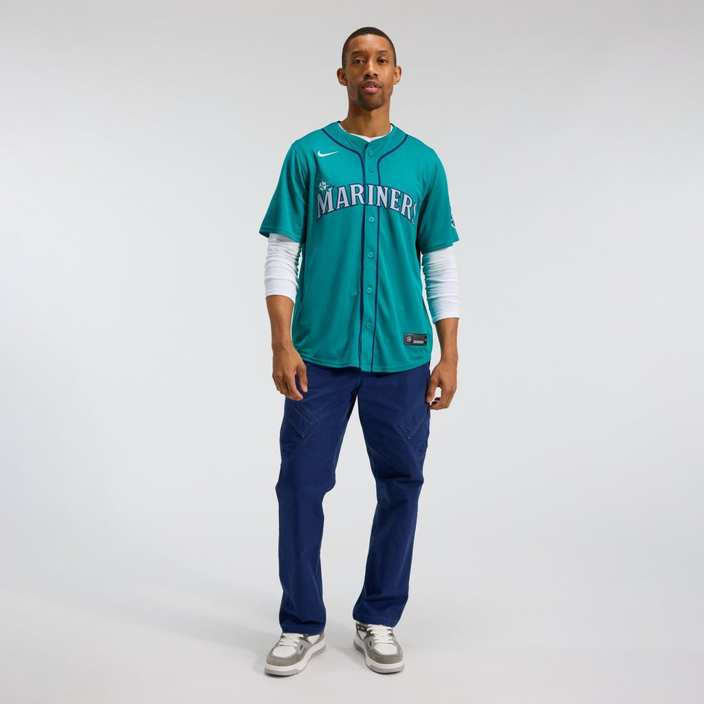 Men's Seattle Mariners Cal Raleigh Teal Alternate Limited MLB Baseball Jersey - view 5