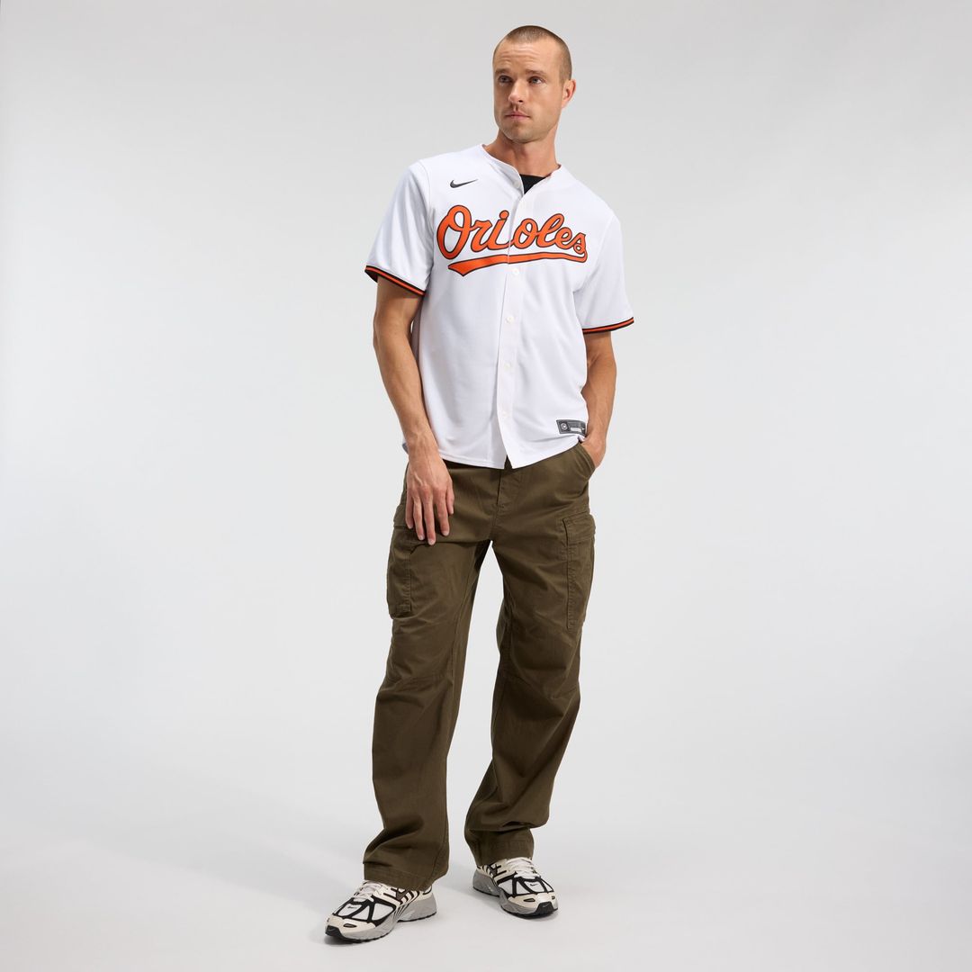 Men's Baltimore Orioles White Home Limited MLB Baseball Jersey - view 17