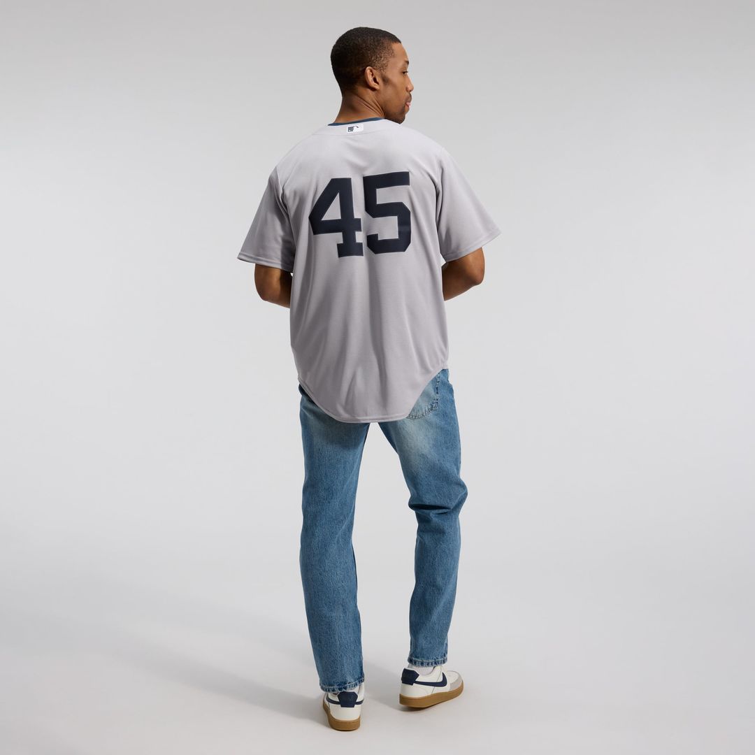 Men's New York Yankees Gerrit Cole Gray Road Replica MLB Baseball Jersey - view 5