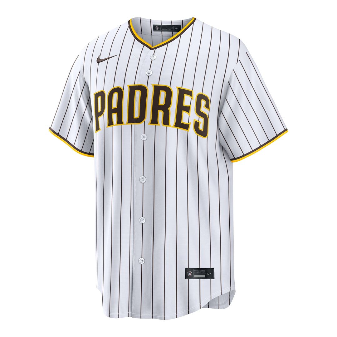 Men's San Diego Padres Mason Miller White Home Replica MLB Baseball Jersey - view 2