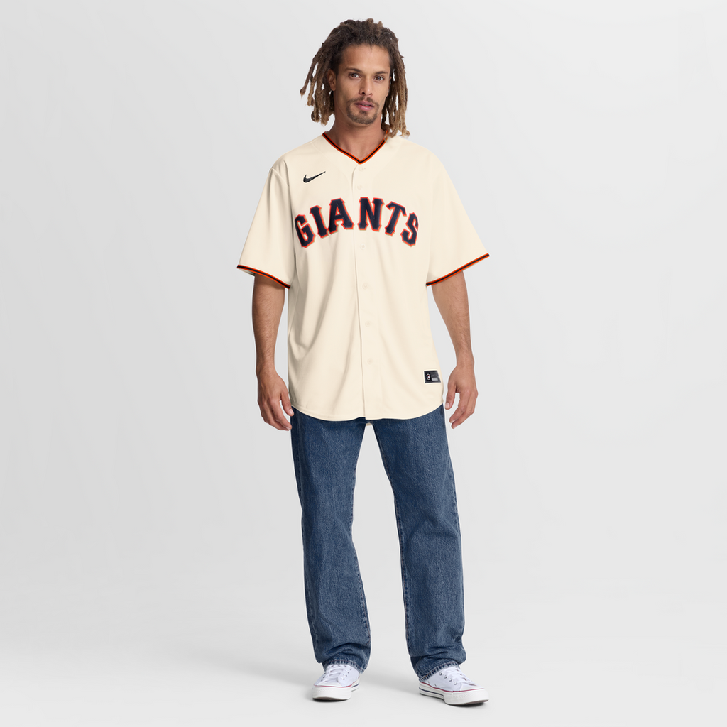 Men's San Francisco Giants Bryce Eldridge Cream Home Replica MLB Baseball Jersey - view 4