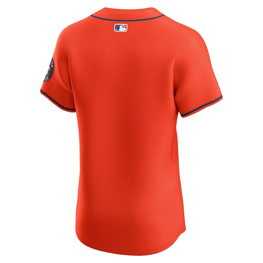 Men's Houston Astros Orange Alternate Elite MLB Baseball Jersey - view 3