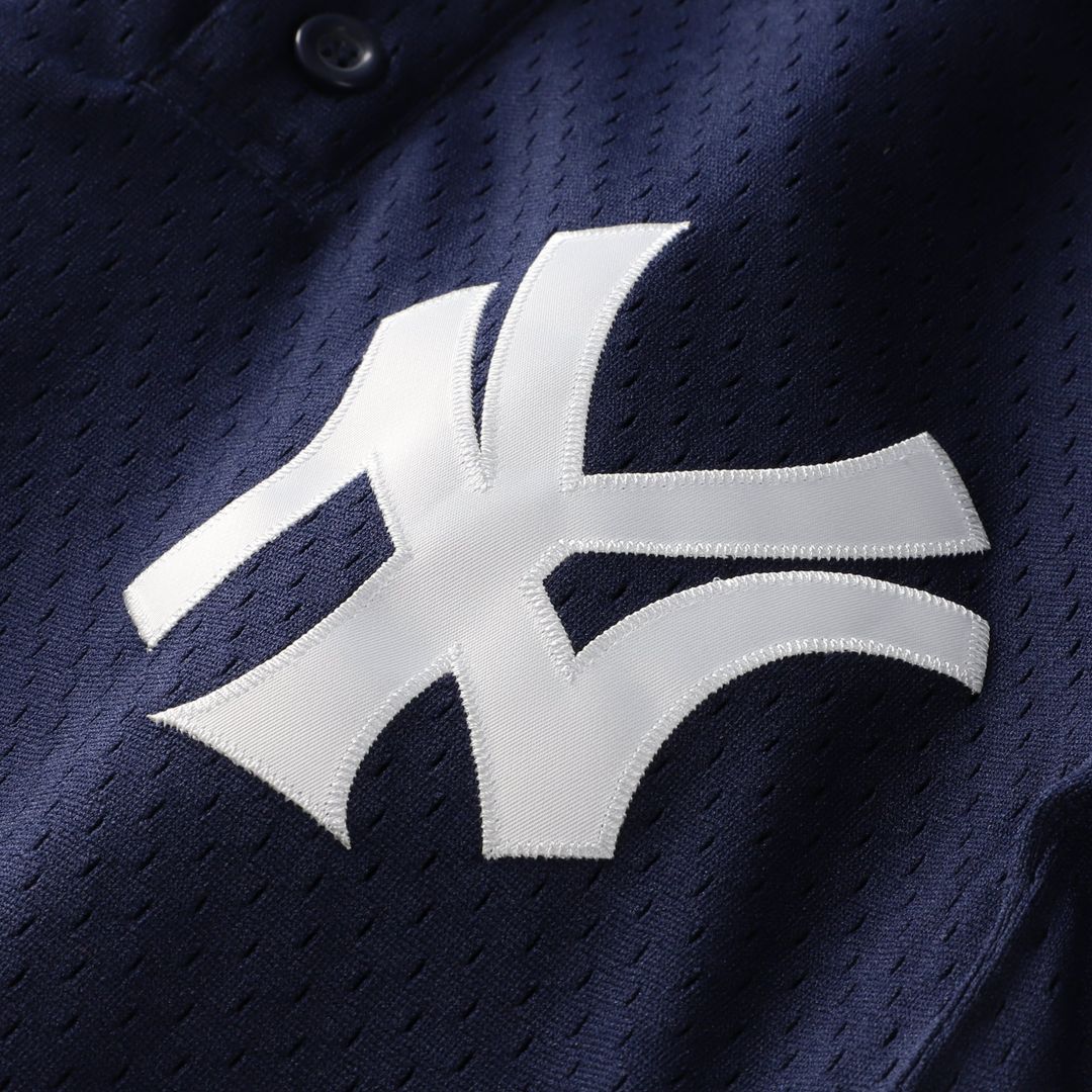 Men's New York Yankees Derek Jeter Navy Big & Tall Batting Practice Replica MLB Baseball Jersey - view 4