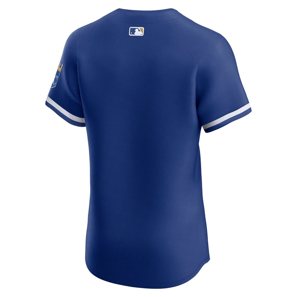 Men's Kansas City Royals White Home Elite MLB Baseball Jersey - view 9