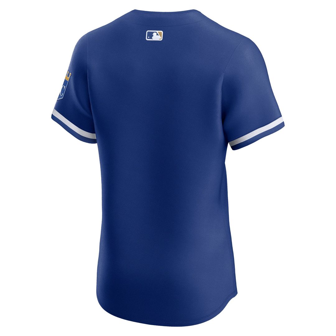 Men's Kansas City Royals White Home Elite MLB Baseball Jersey - view 9