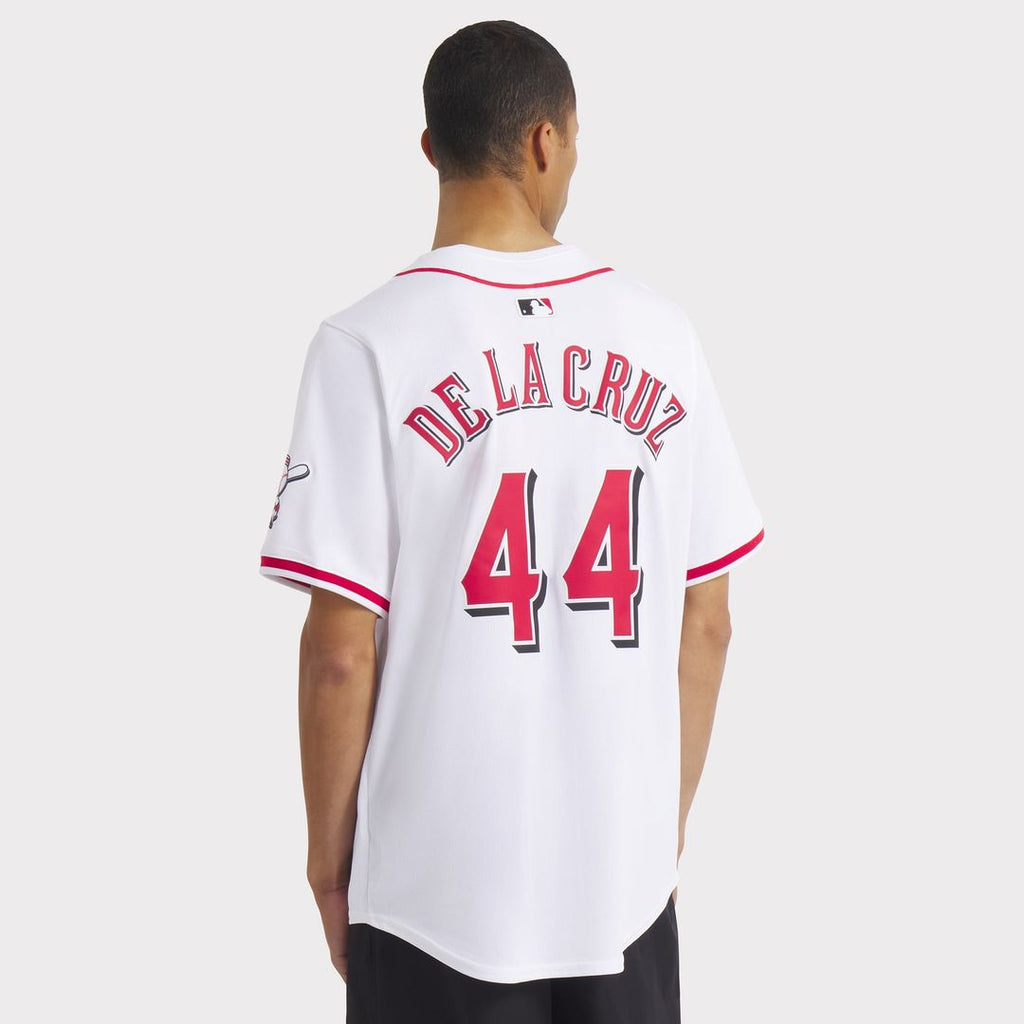 Men's Cincinnati Reds Elly De La Cruz White Home Limited MLB Baseball Jersey - view 6