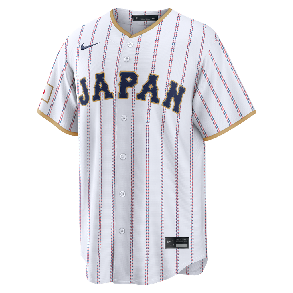 Men's Japan Baseball Yoshinobu Yamamoto White 2026 World Baseball Classic Home Stadium MLB Baseball Jersey - view 2
