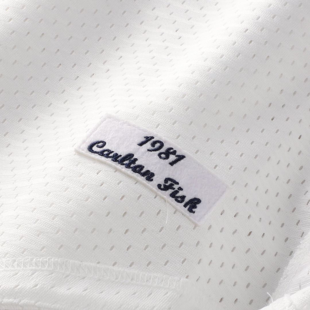 Men's Chicago White Sox Carlton Fisk Navy Batting Practice MLB Baseball Jersey - view 22