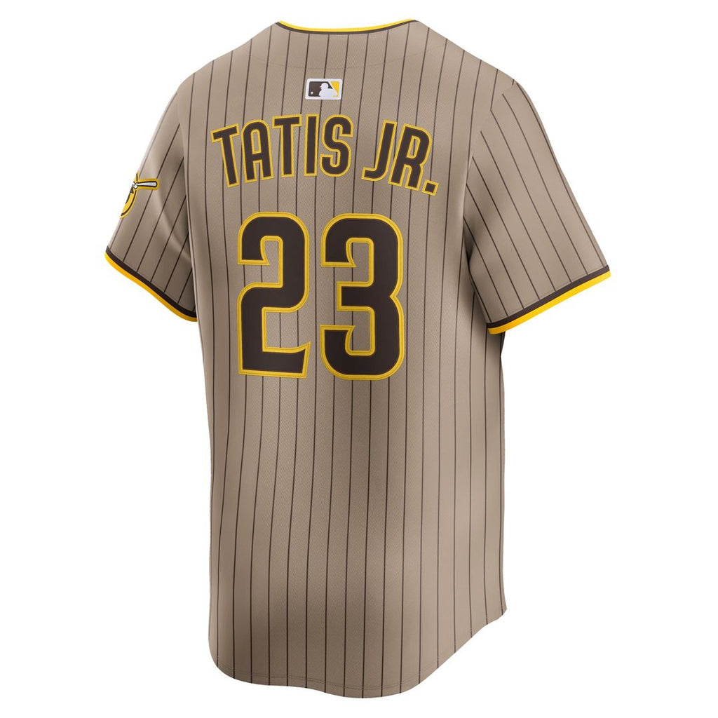 Men's San Diego Padres Fernando Tatis Jr. Khaki Alternate Limited MLB Baseball Jersey - view 3