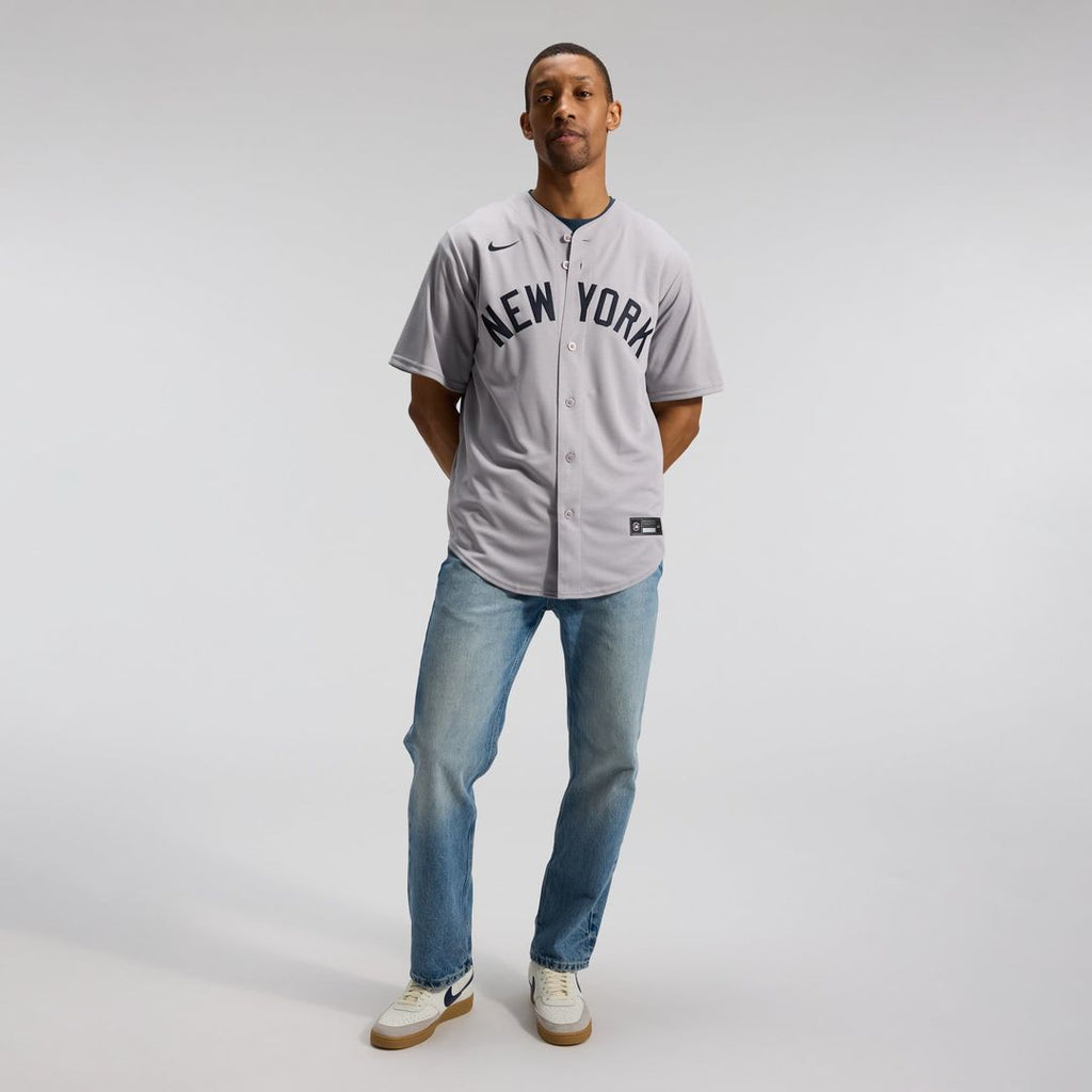 Men's New York Yankees Gerrit Cole Gray Road Replica MLB Baseball Jersey - view 4
