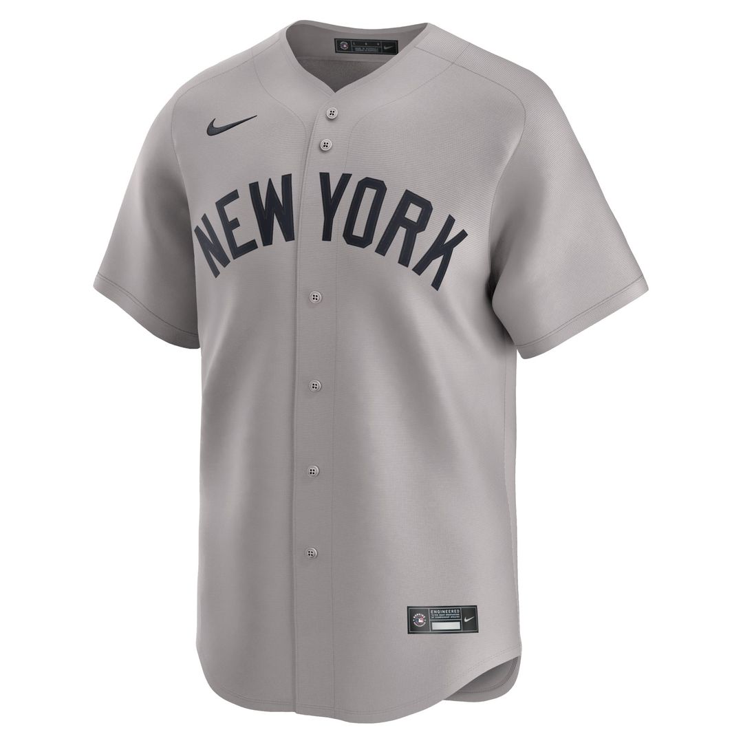 Men's New York Yankees Anthony Volpe Gray Away Limited MLB Baseball Jersey - view 2