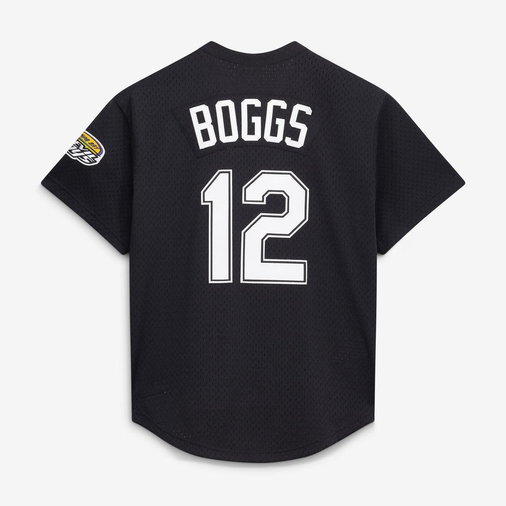Men's Tampa Bay Rays Wade Boggs Black Batting Practice MLB Baseball Jersey - view 3