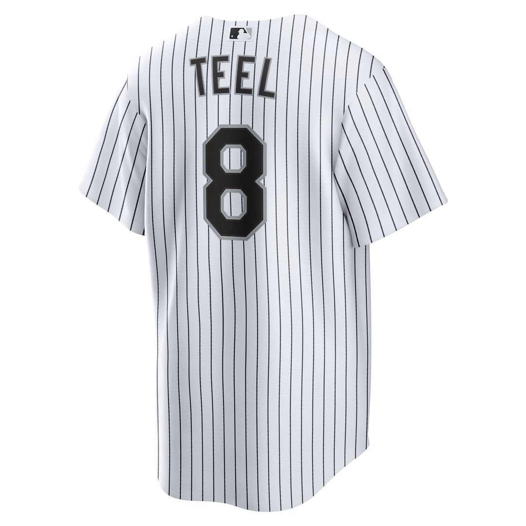 Men's Chicago White Sox Kyle Teel White Home Replica MLB Baseball Jersey - view 3