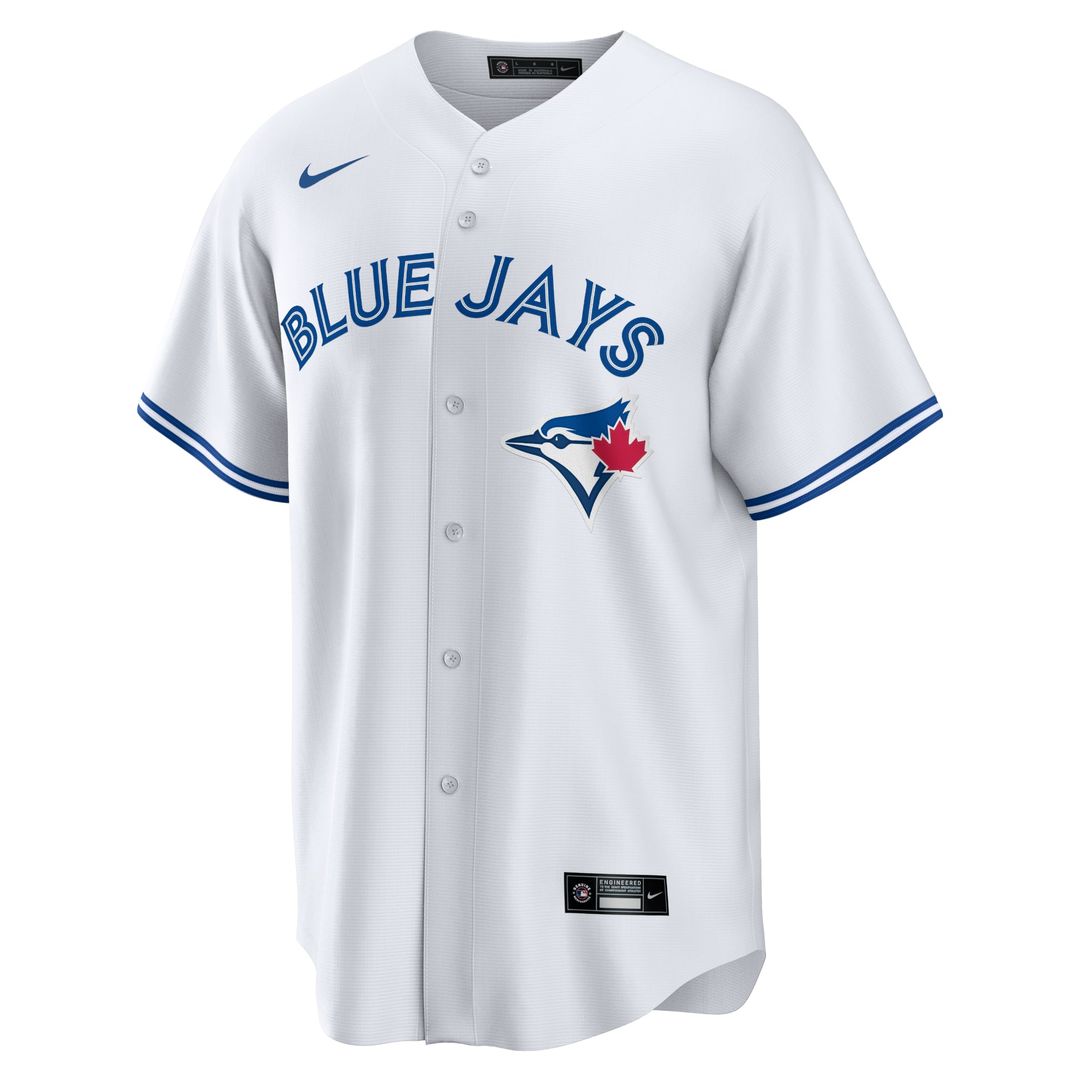 Men's Toronto Blue Jays White Home Replica MLB Baseball Jersey - view 2