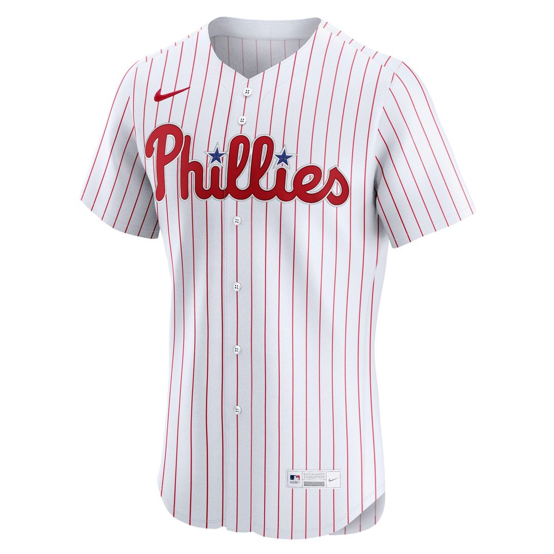 Men's Philadelphia Phillies Trea Turner White Home Elite MLB Baseball Jersey - view 2