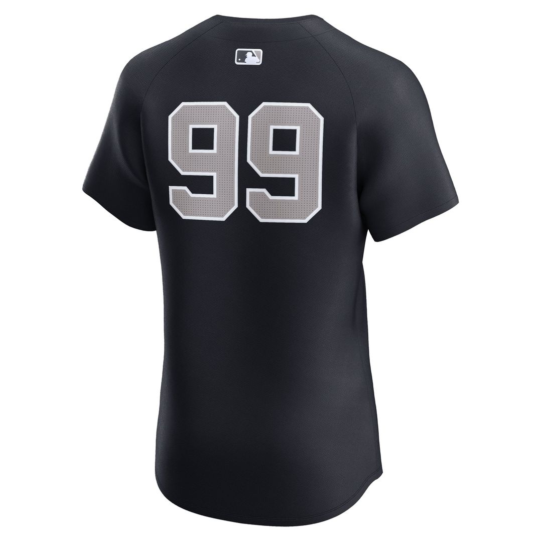 Men's New York Yankees Aaron Judge Navy Alternate 1 Elite MLB Baseball Jersey - view 3