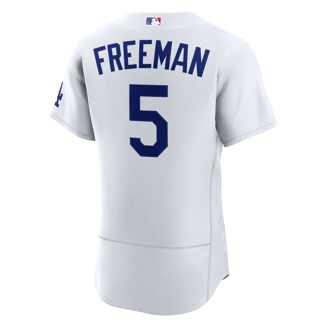 Men's Los Angeles Dodgers Freddie Freeman White Home MLB Baseball Jersey - view 3