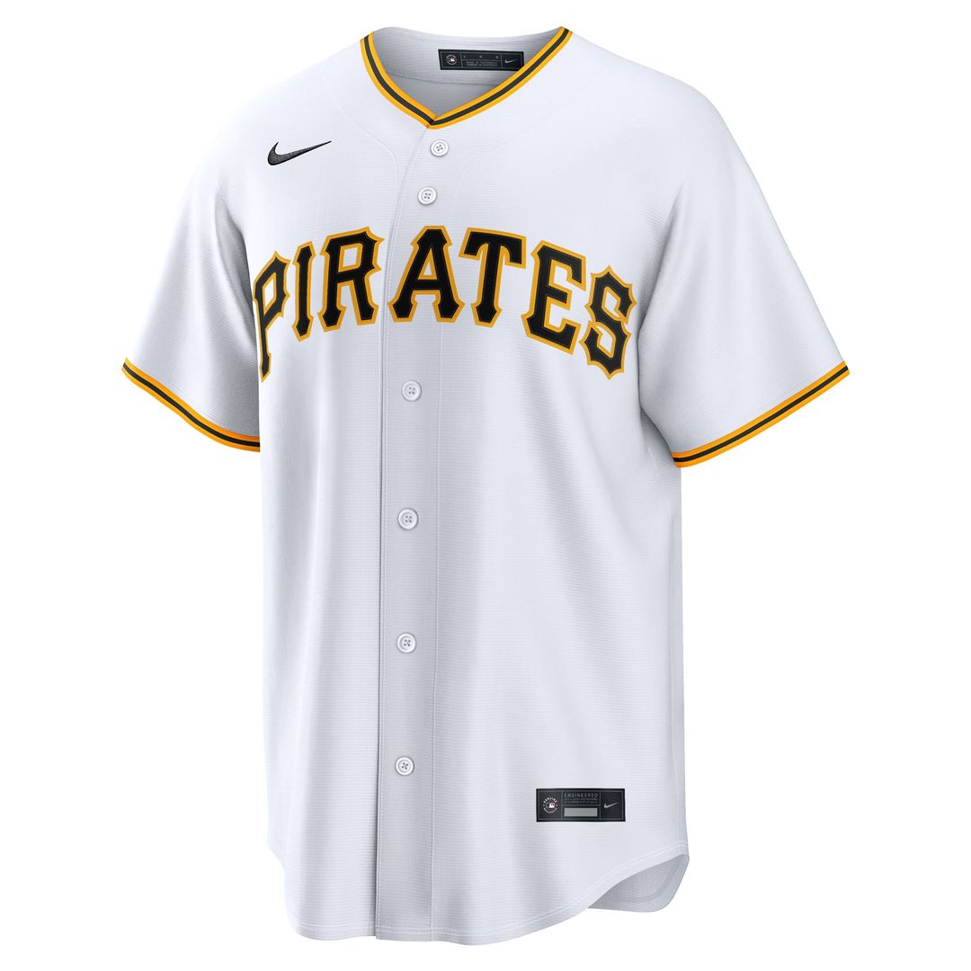 Men's Pittsburgh Pirates Luke Weaver White Home Replica MLB Baseball Jersey - view 4