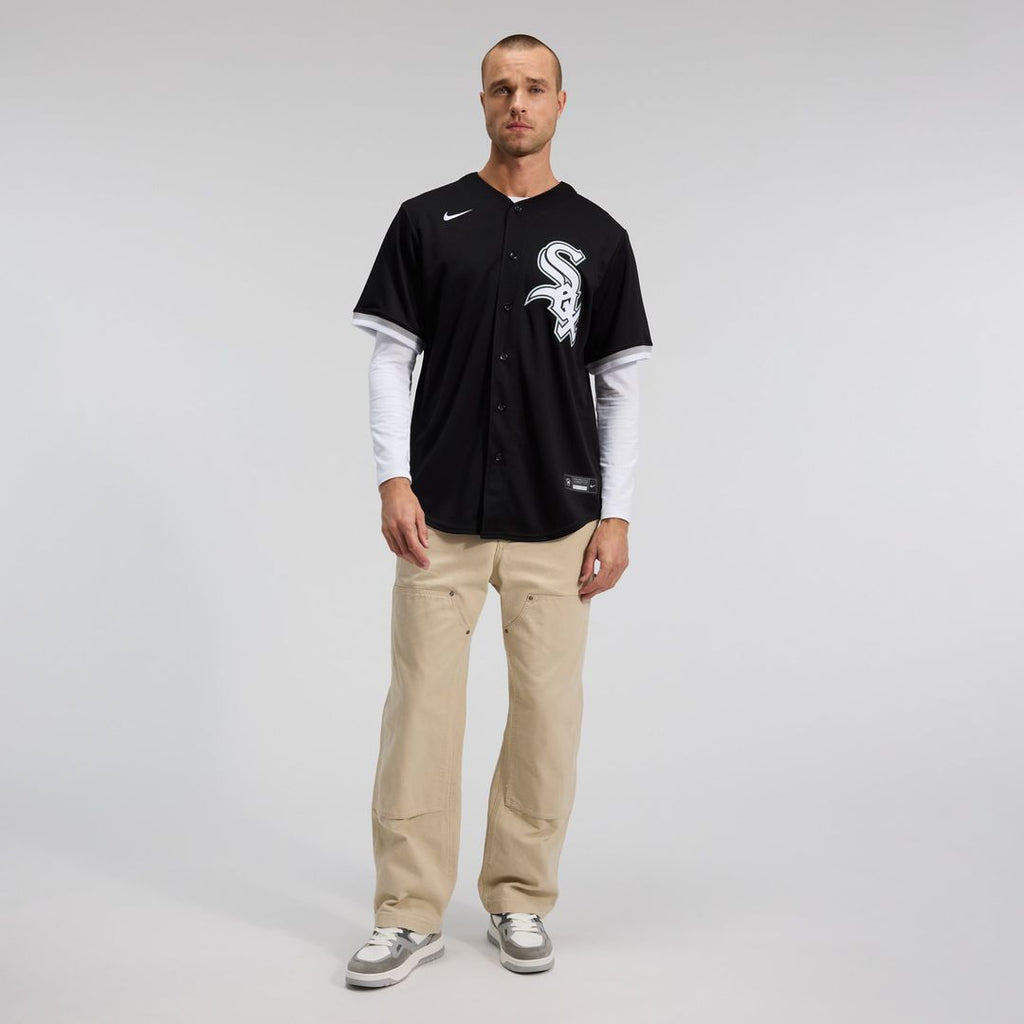 Men's Chicago White Sox Black Alternate Replica MLB Baseball Jersey - view 14