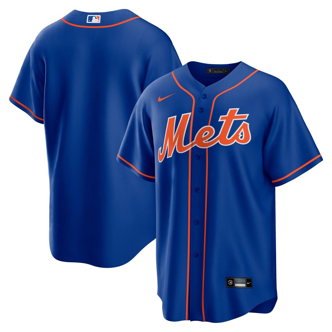 Men's New York Mets Royal Alternate Replica MLB Baseball Jersey - view 1