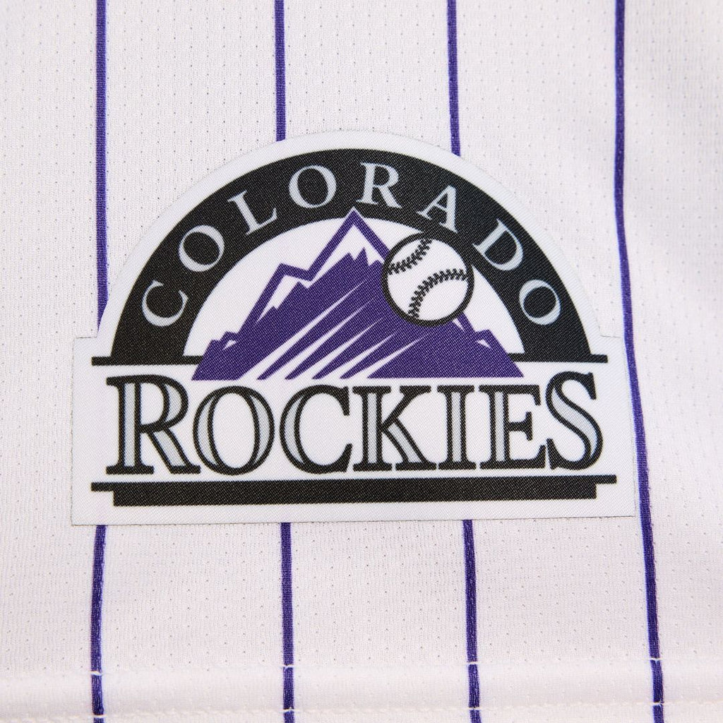 Men's Colorado Rockies White Home Limited MLB Baseball Jersey - view 10