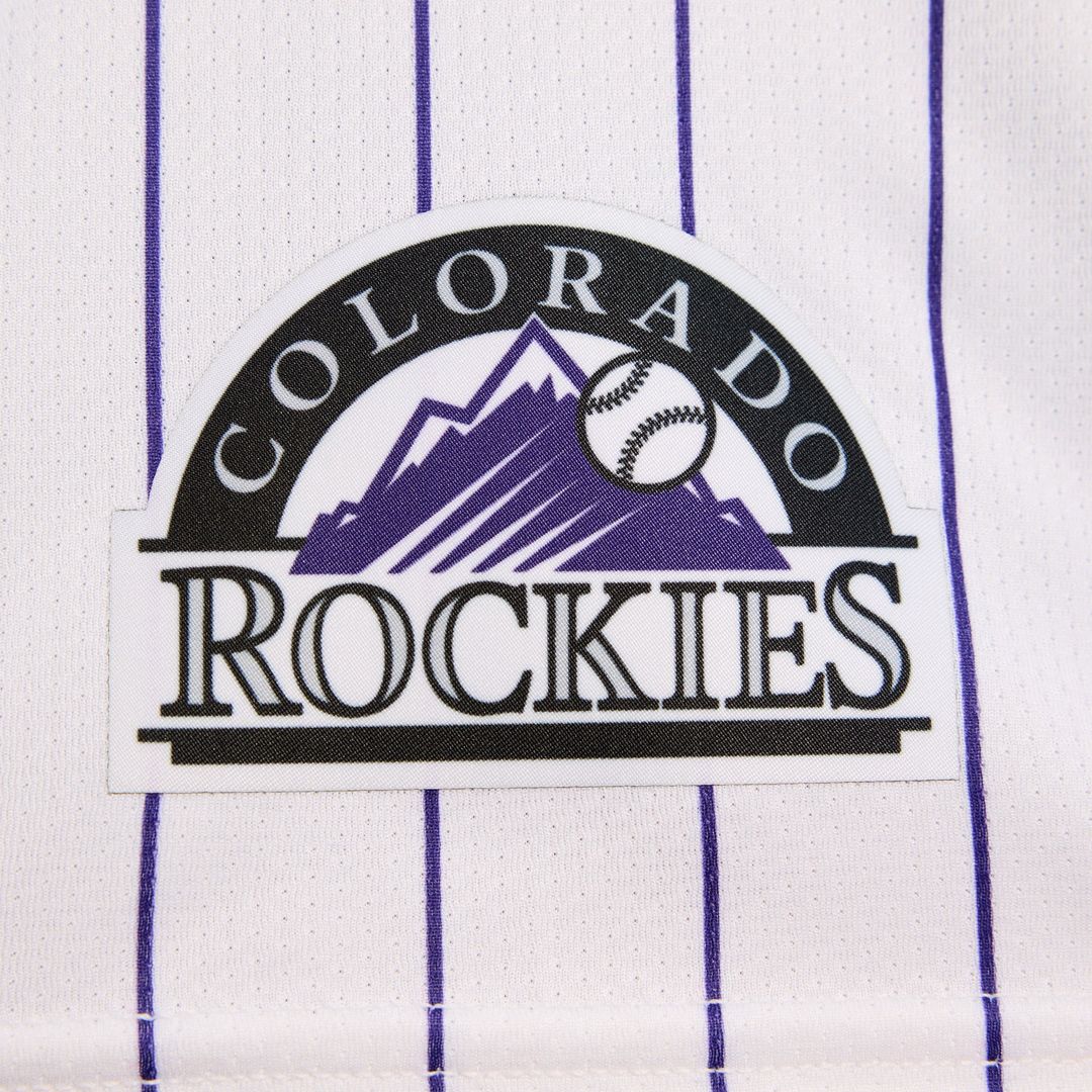 Men's Colorado Rockies White Home Limited MLB Baseball Jersey - view 10