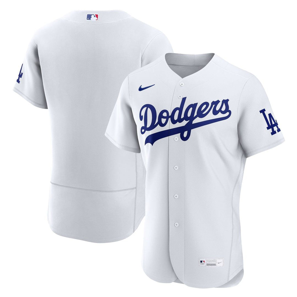 Men's Los Angeles Dodgers White Home MLB Baseball Jersey - view 1