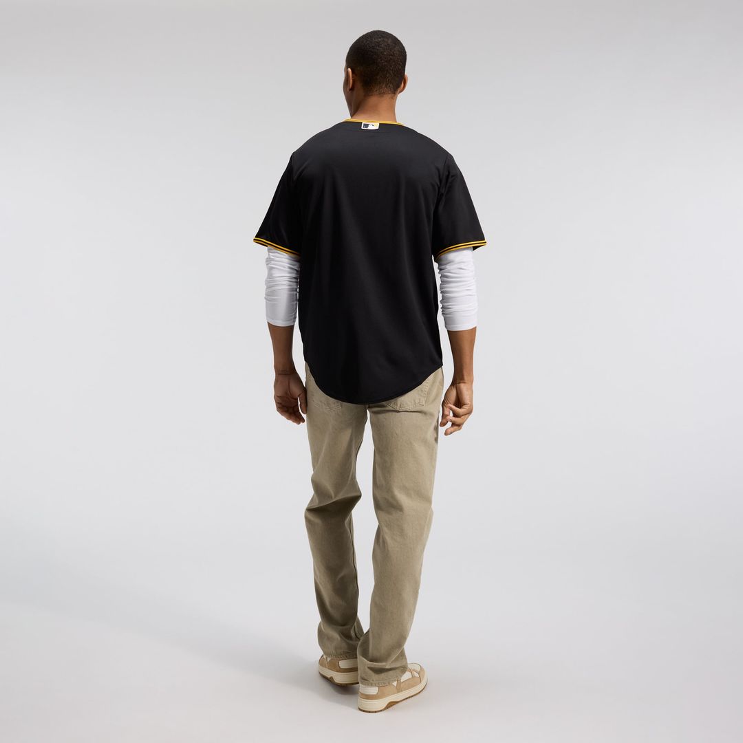 Men's Pittsburgh Pirates White Home Replica MLB Baseball Jersey - view 10