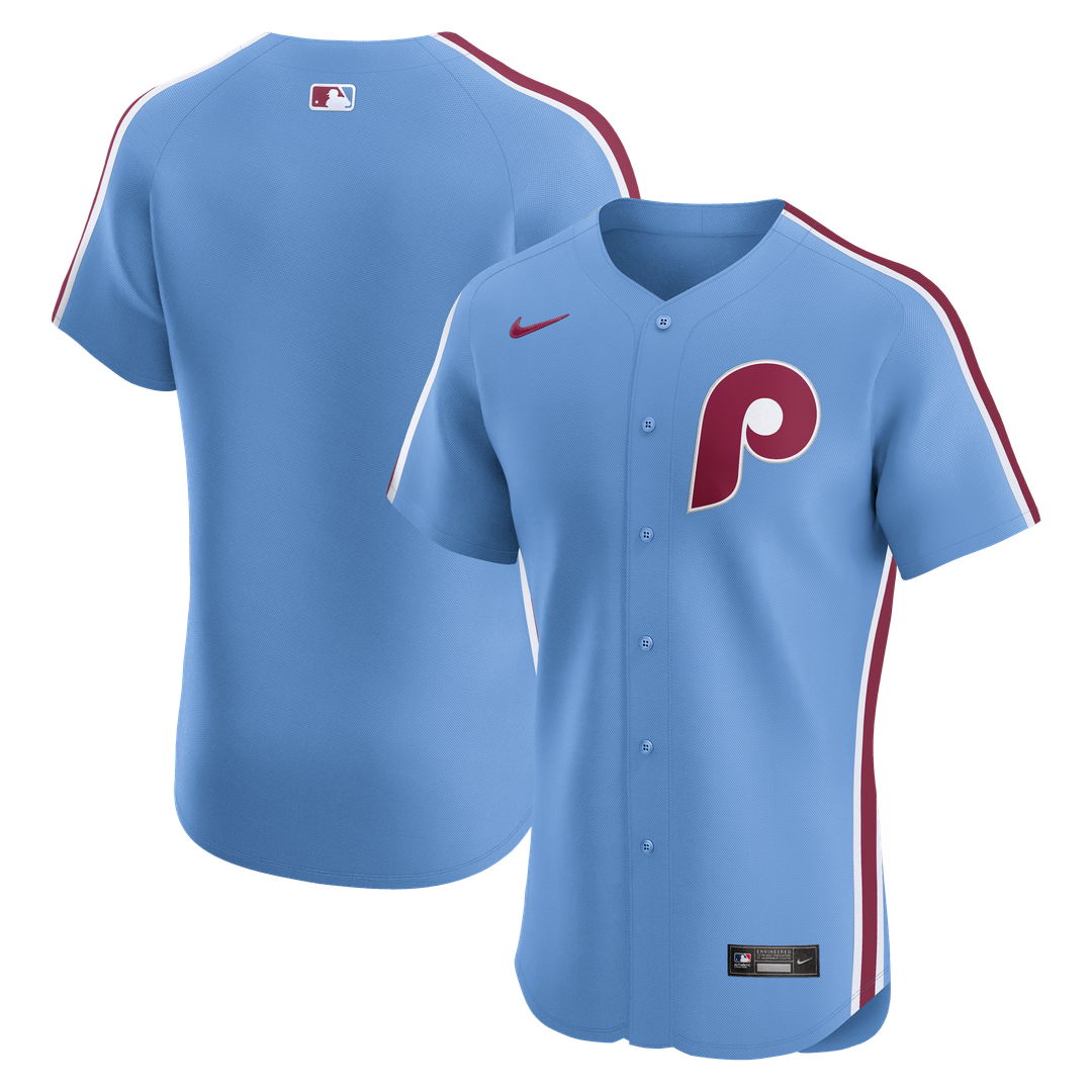 Men's Philadelphia Phillies White Home Elite MLB Baseball Jersey - view 7