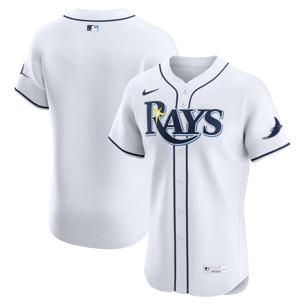 Men's Tampa Bay Rays White Home Elite MLB Baseball Jersey - view 1