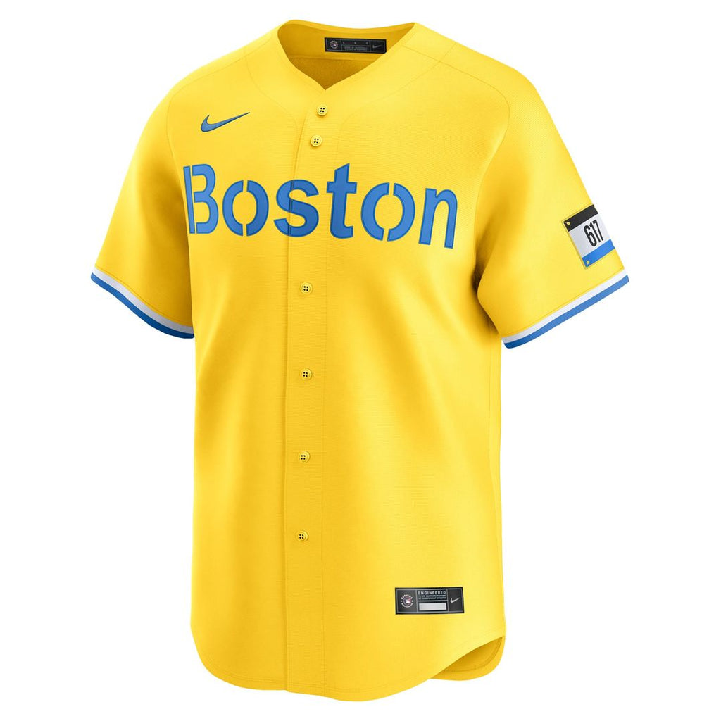 Men's Boston Red Sox David Ortiz Gold City Connect MLB Baseball Jersey - view 2