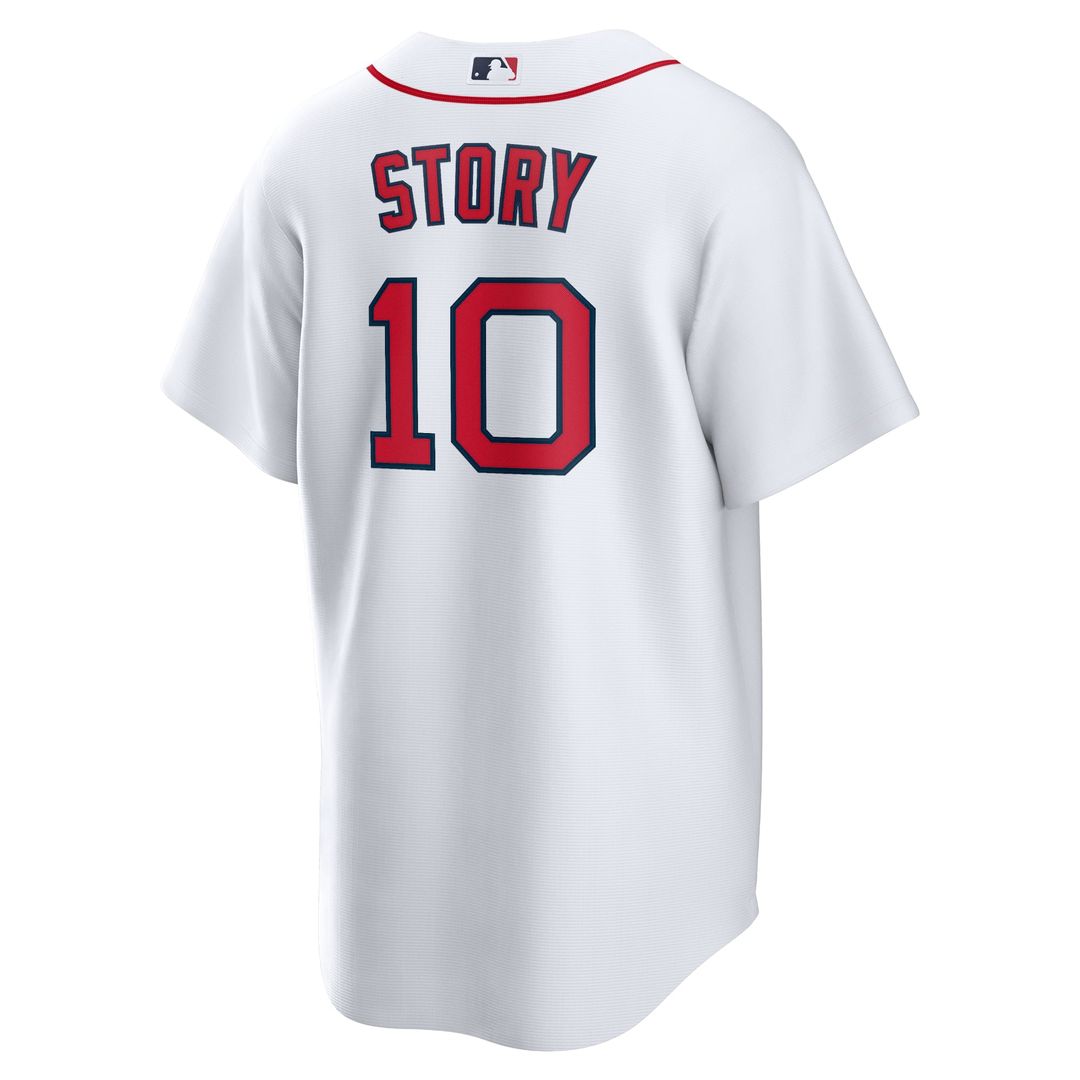 Men's Boston Red Sox Trevor Story White Home Replica MLB Baseball Jersey - view 3