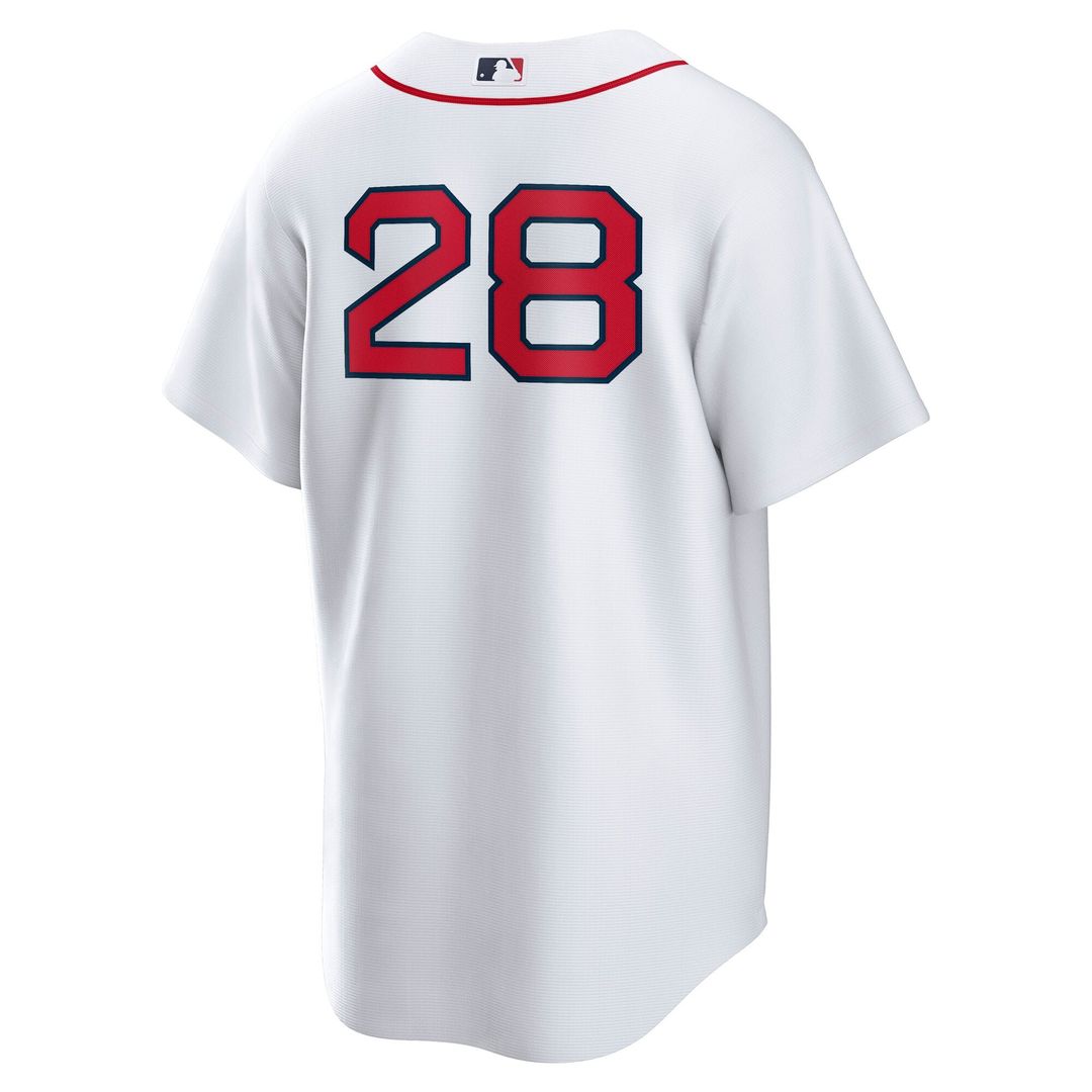 Men's Boston Red Sox Kristian Campbell White Home Replica MLB Baseball Jersey - view 3