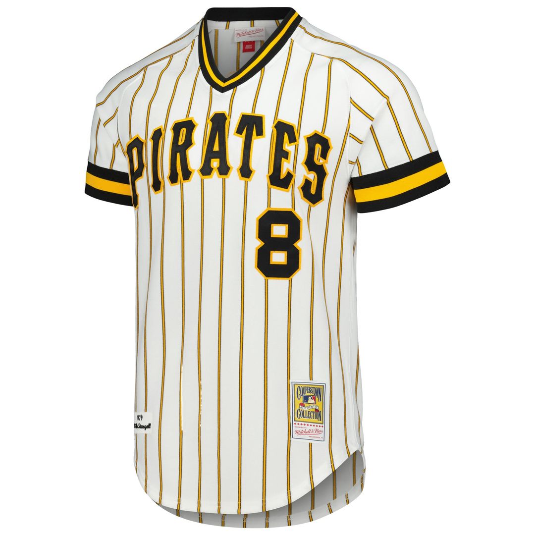 Men's Pittsburgh Pirates Willie Stargell Gold 1979 Throwback MLB Baseball Jersey - view 8