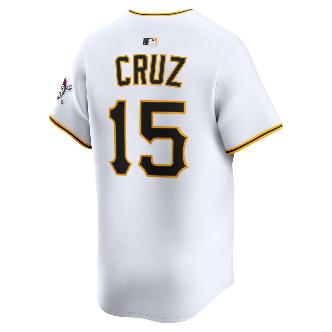 Men's Pittsburgh Pirates Oneil Cruz White Home Limited MLB Baseball Jersey - view 3
