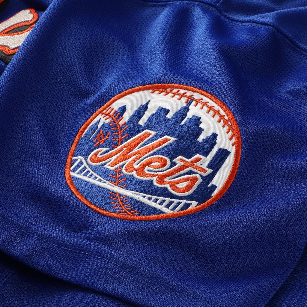 Men's New York Mets Mike Piazza Royal Cooperstown Collection Mesh Batting Practice Button-Up MLB Baseball Jersey - view 14