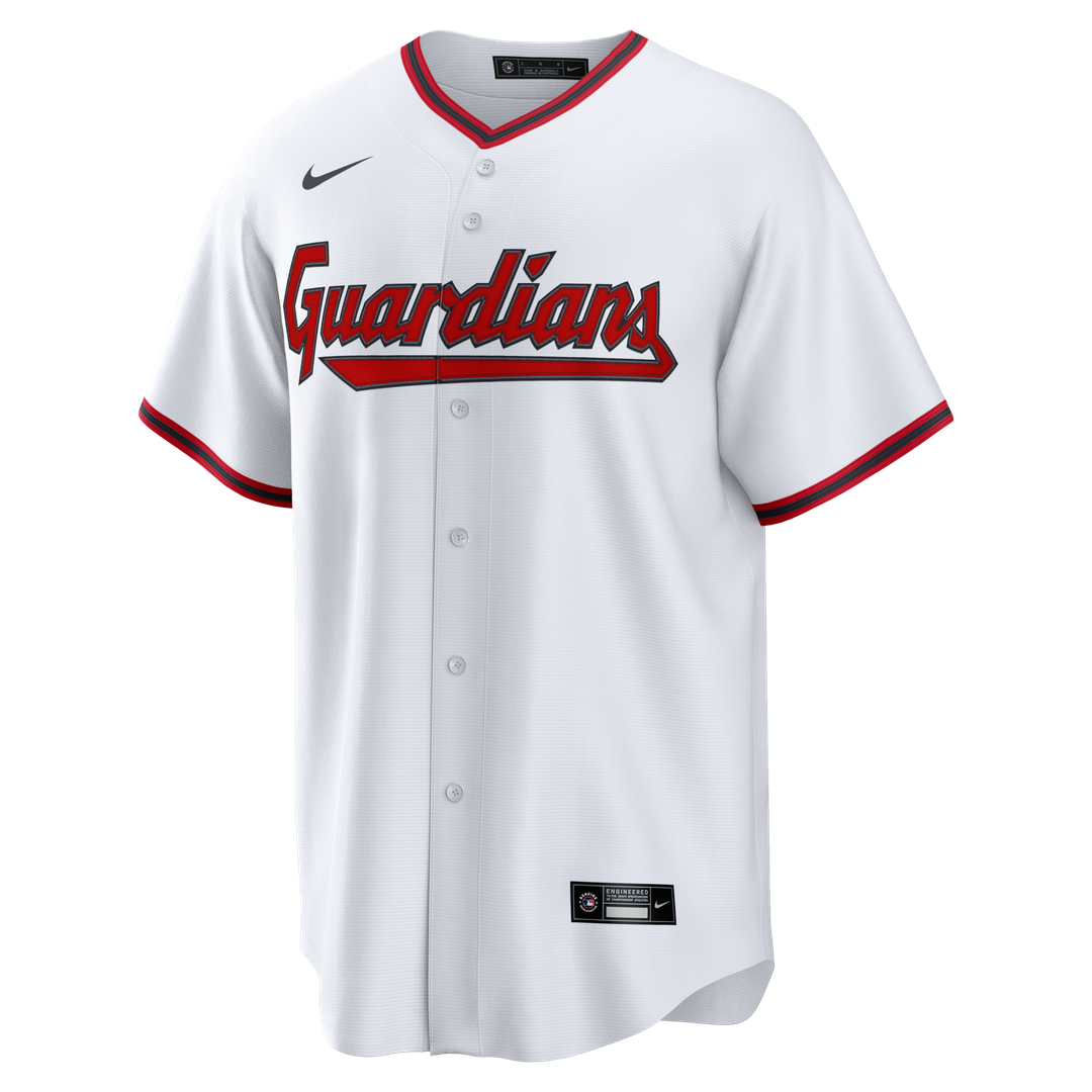 Men's Cleveland Guardians Travis Bazzana White Home Replica MLB Baseball Jersey - view 2