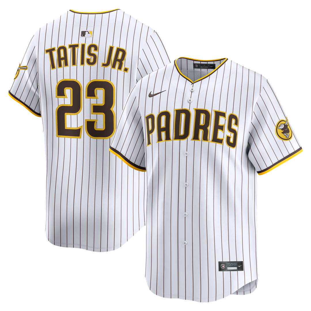 Men's San Diego Padres Fernando Tatis Jr. White Home Limited MLB Baseball Jersey - view 15