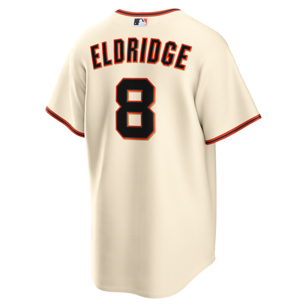 Men's San Francisco Giants Bryce Eldridge Cream Home Replica MLB Baseball Jersey - view 3