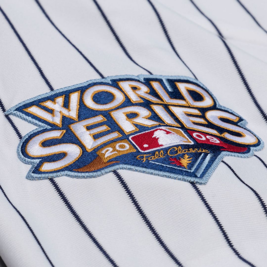 Men's New York Yankees CC Sabathia White 2009 Cooperstown Collection MLB Baseball Jersey - view 4